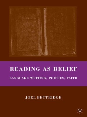 cover image of Reading as Belief